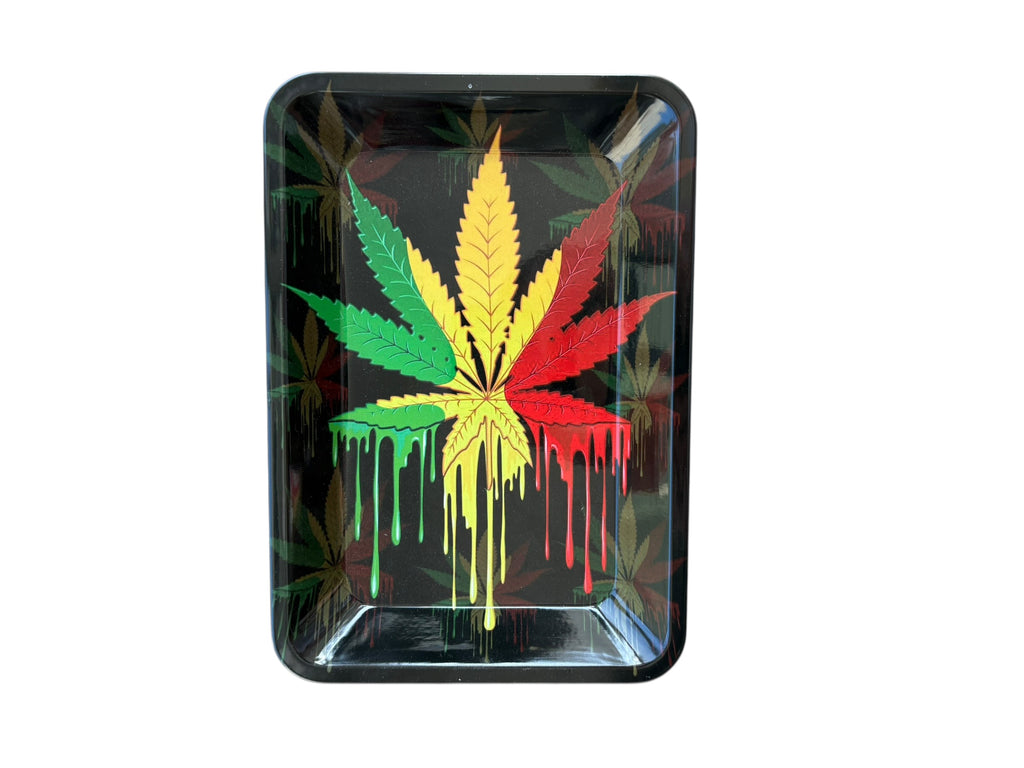 ‘WEED LEAF’ Rolling Tray (Small)